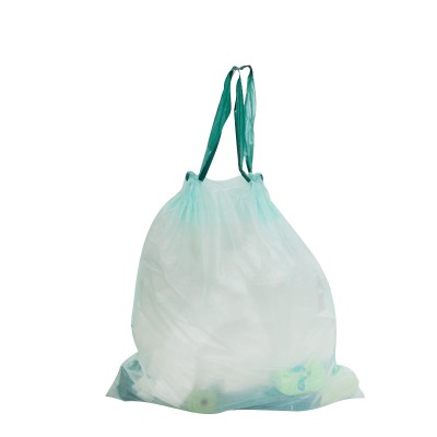 Biodegradable  Plastic Trash Bag Drawstring Garbage Bag