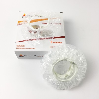 Food Grade Disposable Plastic Elastic Bowl Cover Food Cover With Stock